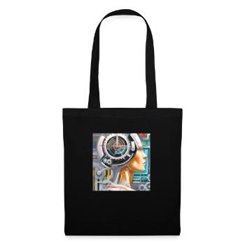 Intelligence artificielle - Sac en tissu - noir - Devant