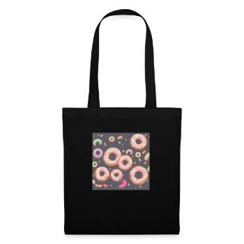 Donut Paradise - Stoffbeutel - Schwarz - Vorne
