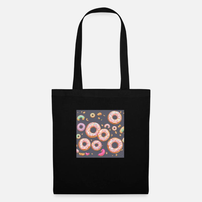 Donut Paradise - Stoffbeutel - Schwarz