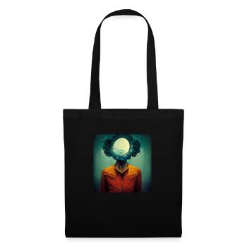 Psychedelic Head - Tote Bag - black - Front