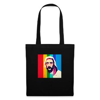 Diversity-Jesus - Stoffbeutel - Schwarz - Vorne
