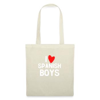 I love Spanish boys - Tote Bag - nature - Front
