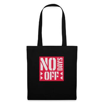 pas de jours de congé devis - Sac en tissu - noir - Devant