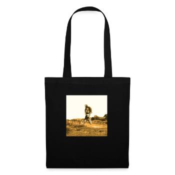 bmx race racing mountain bike motocross - Tote Bag - black - Front