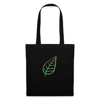 Leaf symbol nature green - Tote Bag - black - Front