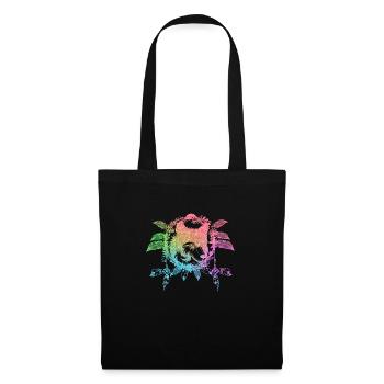 Hippie Peace Peace 60's 70's Love T-Shirt - Tote Bag - black - Front