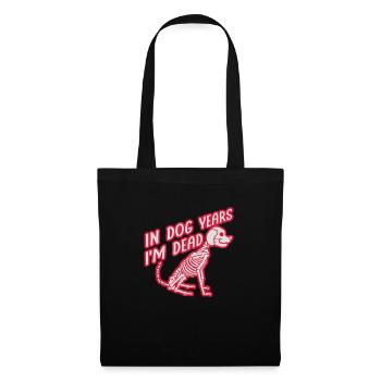 in dog years Dead - Tote Bag - black - Front