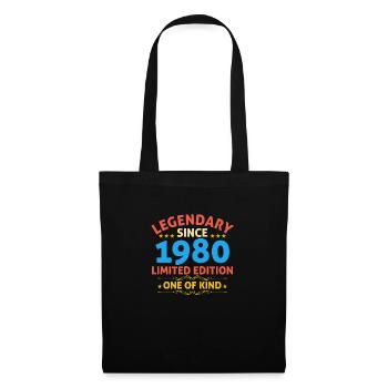Legendär seit 1980 Limited Edition - Stoffbeutel - Schwarz - Vorne