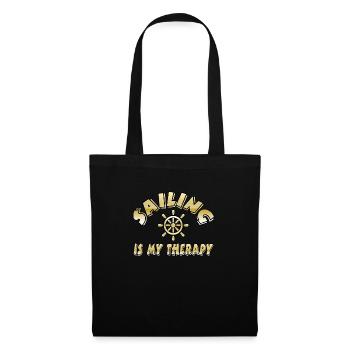 Voile - Sac en tissu - noir - Devant
