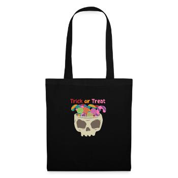 Sweets otherwise there are sour - skulls with sweets - Tote Bag - black - Front