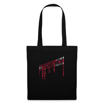 drinks from enemies skulls - Tote Bag - black - Front