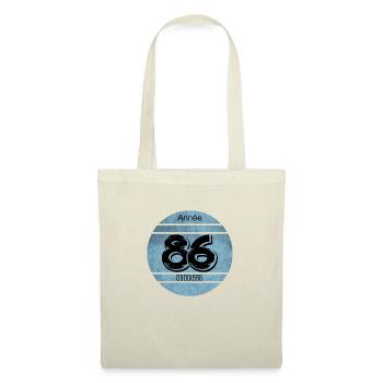 Vignette auto vintage 1986 - Sac en tissu - nature - Devant