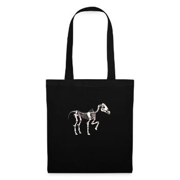 Horse Skeleton - Tote Bag - black - Front