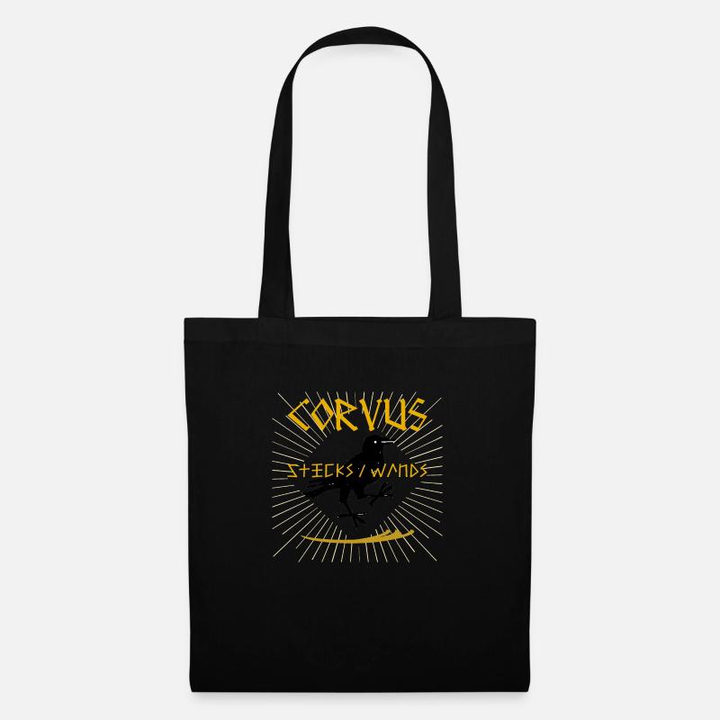 Corvus Sticks & Zauberstäbe - Stoffbeutel - Schwarz