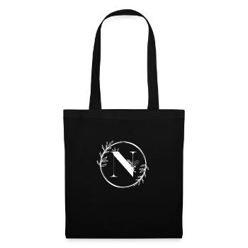 Letter N Floral - Tote Bag - black - Front