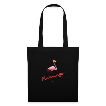 flamingo animal cute pretty chic cute beautiful - Tote Bag - black - Front