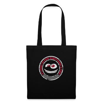 everything is fine quote - Tote Bag - black - Front