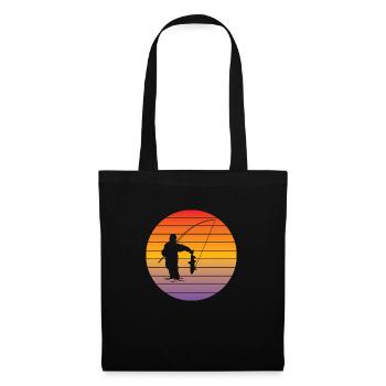 Hameçons Pêche Pêche Pêche Pêche Pêche - Sac en tissu - noir - Devant