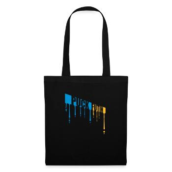 Conception du logo Puck Futin - Sac en tissu - noir - Devant