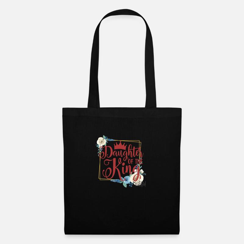 Fille du Roi - Red Design - Sac en tissu - noir