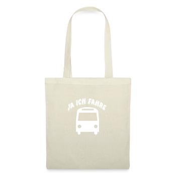 Bus - Stoffbeutel - Natur - Vorne