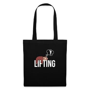 Culturisme - Sac en tissu - noir - Devant
