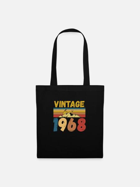 vintage1968 - Tote Bag - black