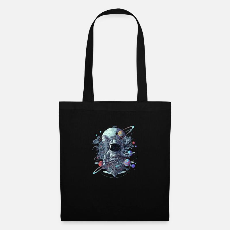 Astronaute - Sac en tissu - noir