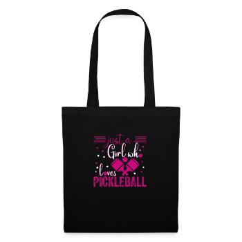 Just A Girl Who Loves Pickleball - Tote Bag - black - Front