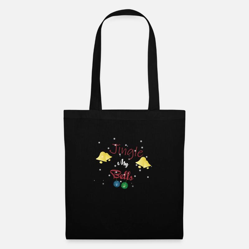 Jingle mes couilles - Sac en tissu - noir
