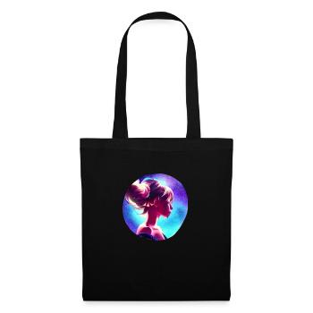 ANIME SPACE GIRL - Tote Bag - black - Front