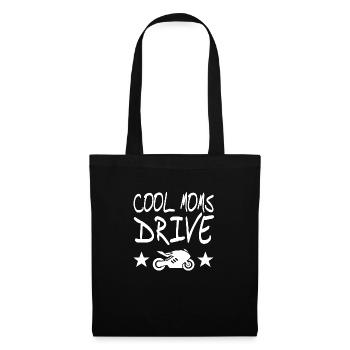 Motocyclette - Sac en tissu - noir - Devant