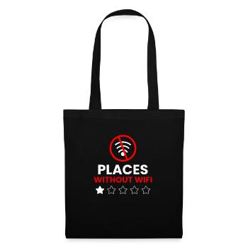 Pitches without WiFi - Tote Bag - black - Front
