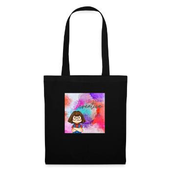 I am creative - Stoffbeutel - Schwarz - Vorne