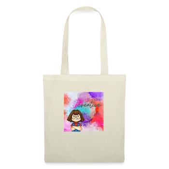 I am creative - Stoffbeutel - Natur - Vorne