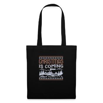 Christmas is Coming - Tote Bag - black - Front