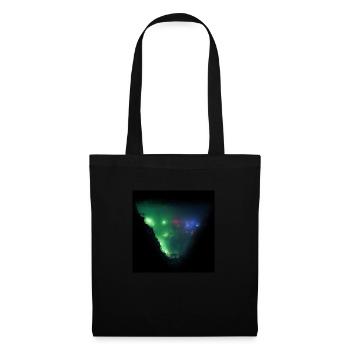 Hongkong Valley with fog dystopian cityscape - Tote Bag - black - Front