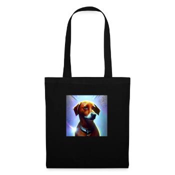 Le chien de l’univers - Sac en tissu - noir - Devant