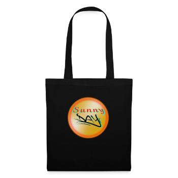 Journée ensoleillée - Sac en tissu - noir - Devant