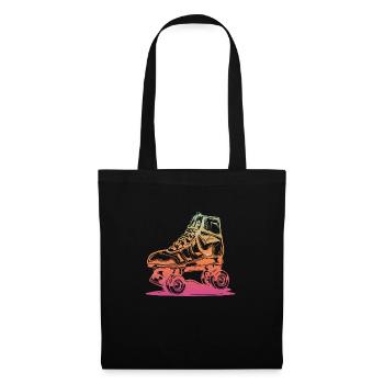 rollerblades rollerblade skates rollerskates retro - Tote Bag - black - Front
