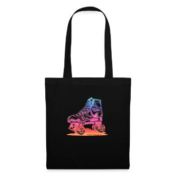 rollerblades rollerblade skates rollerskates retro - Tote Bag - black - Front