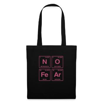 NO FEAR - with elements of the perdiode system - Tote Bag - black - Front