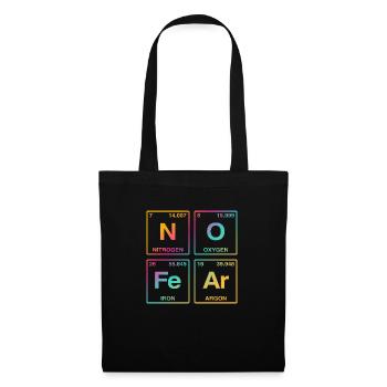 NO FEAR - with elements of the perdiode system - Tote Bag - black - Front