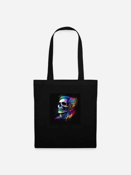 Goa Skull - Stoffbeutel - Schwarz