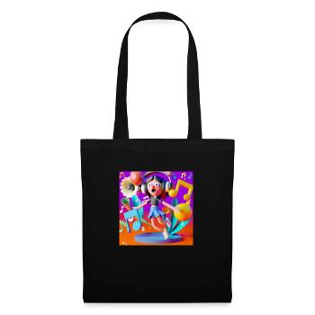 FUNNY MUSIC 012 - Tote Bag - black - Front