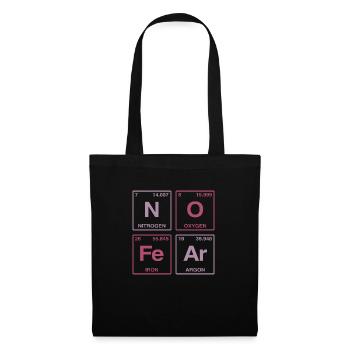 NO FEAR - avec des éléments du système de perdiode - Sac en tissu - noir - Devant