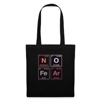 NO FEAR - avec des éléments du système de perdiode - Sac en tissu - noir - Devant