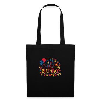 Happy 39th Birthday Thirty Ninth 39 Year Old Gifts - Tote Bag - black - Front