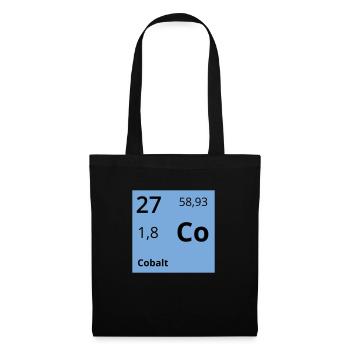 Cobalt - Stoffbeutel - Schwarz - Vorne