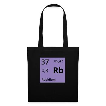 Rubidium - Stoffbeutel - Schwarz - Vorne